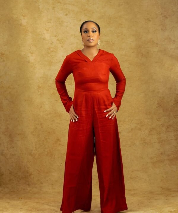 AYOKA Red and Purple Wide-Leg Jumpsuit | Evolve Collection - Image 4