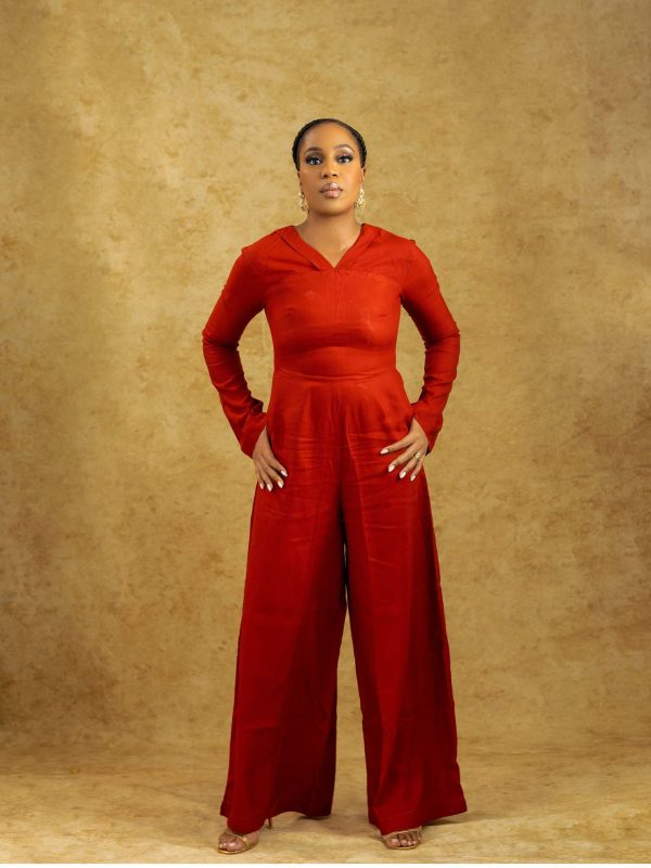 AYOKA Red & Purple Wide-Leg Jumpsuit - Bojamiley Evolve Collection, All Colors - Image 4