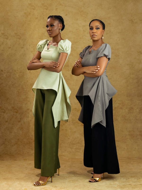 MORAYO Wide-Leg Jumpsuit with Side Tail - Evolve Collection - Image 4