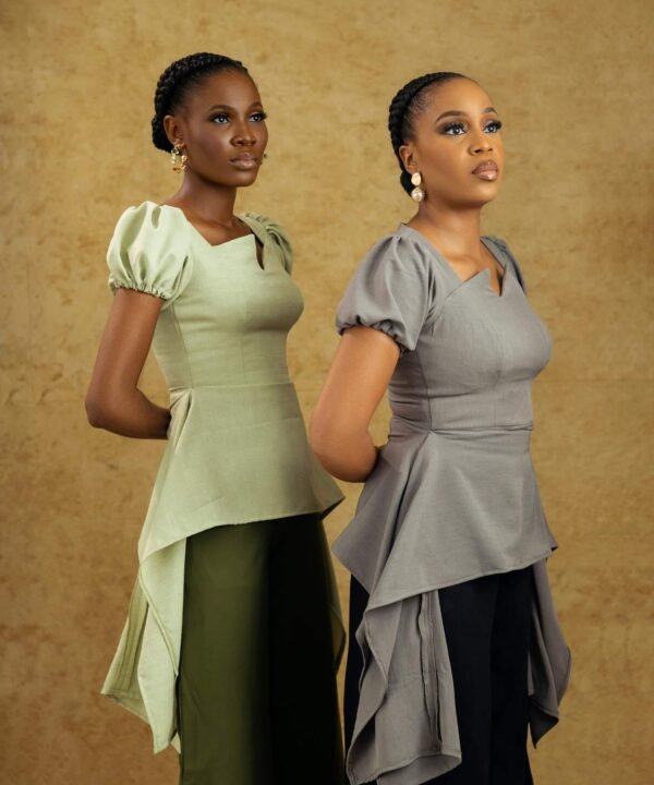 MORAYO Wide-Leg Jumpsuit with Side Tail - Evolve Collection - Image 6
