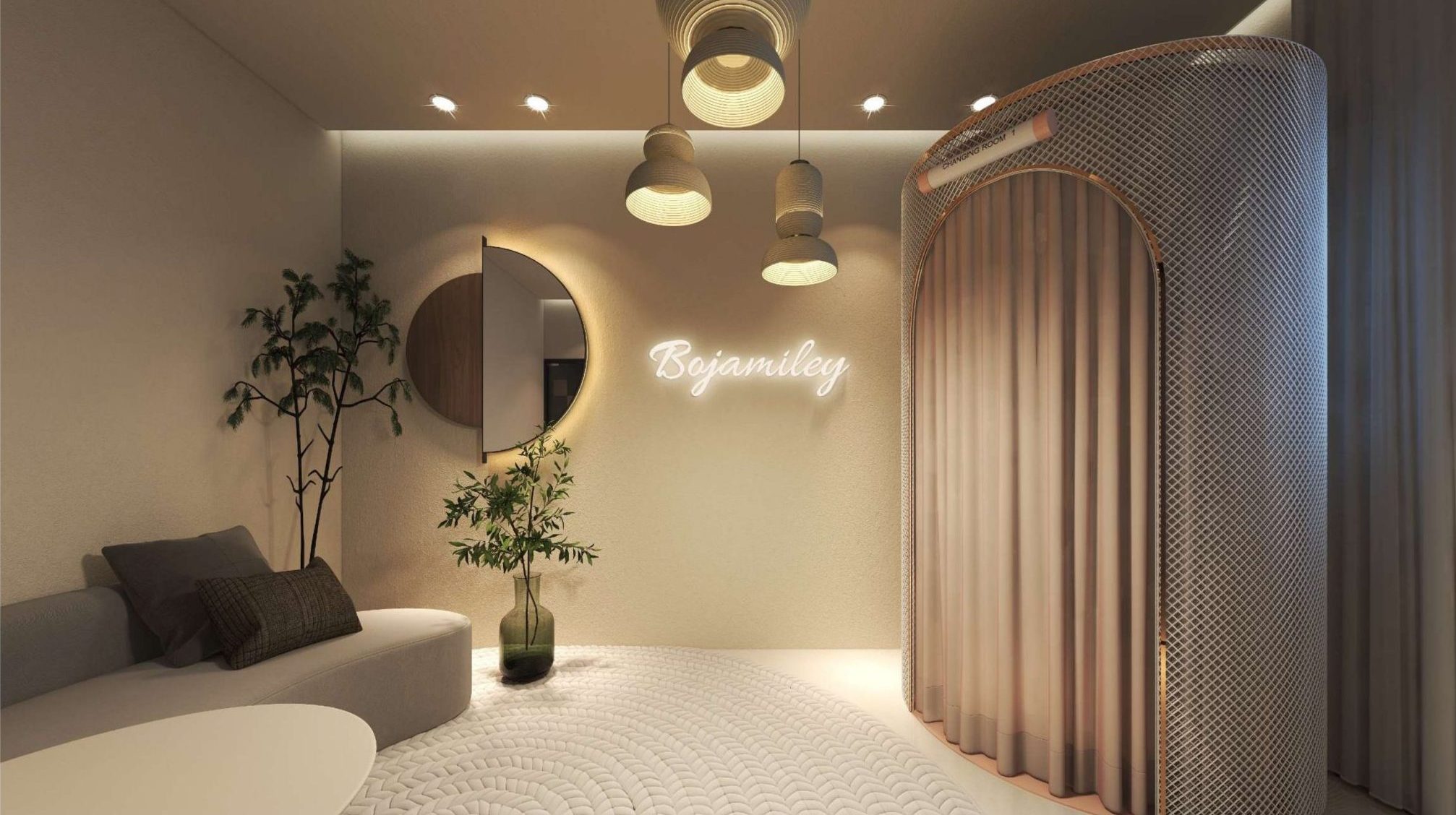 This is an image of the interior of bojamiley fashion house in Lagos state, Nigeria