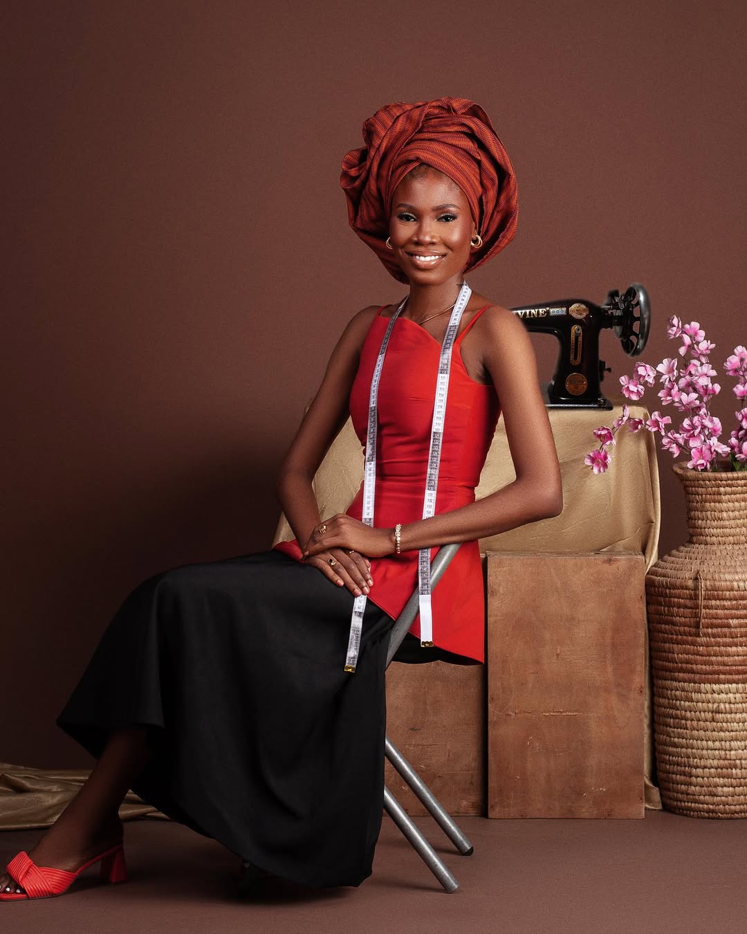 This is an image of Adebayo Timileyin, Founder of Bojamiley Fashion House