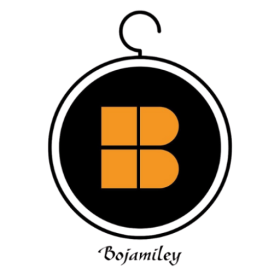This is an image of the logo of bojamiley, a bridal fashion shop in Lagos, Nigeria