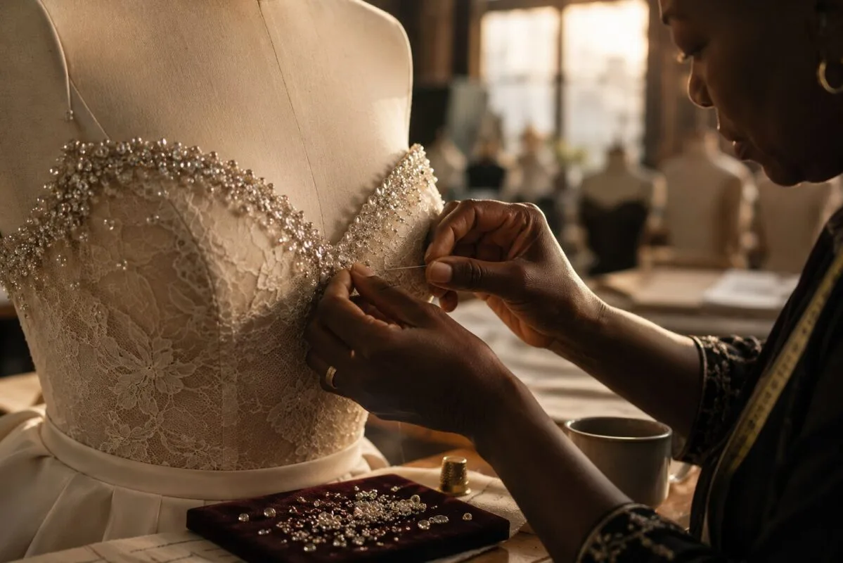 white christmas dresses Luxury Nigerian Aso Ebi Wedding/ Prom Dress – MagZi Fashion Line