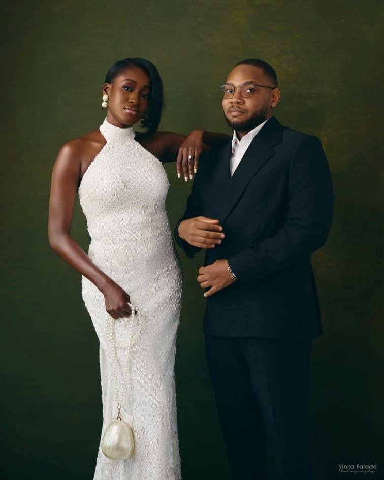 fitted wedding reception gown